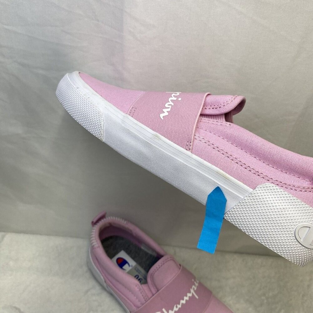 Champion Rally Slip -On Sneakers Canvas Shoes Women Size 6 Pink New (CPS10165W) - Picture 3 of 16